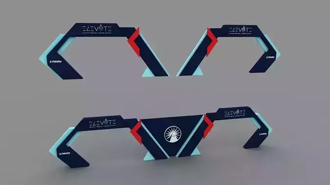 ENTRY ARCH GATE 3D model