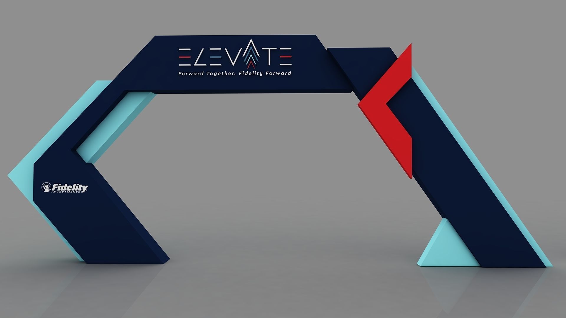 ENTRY ARCH GATE 3D model_9