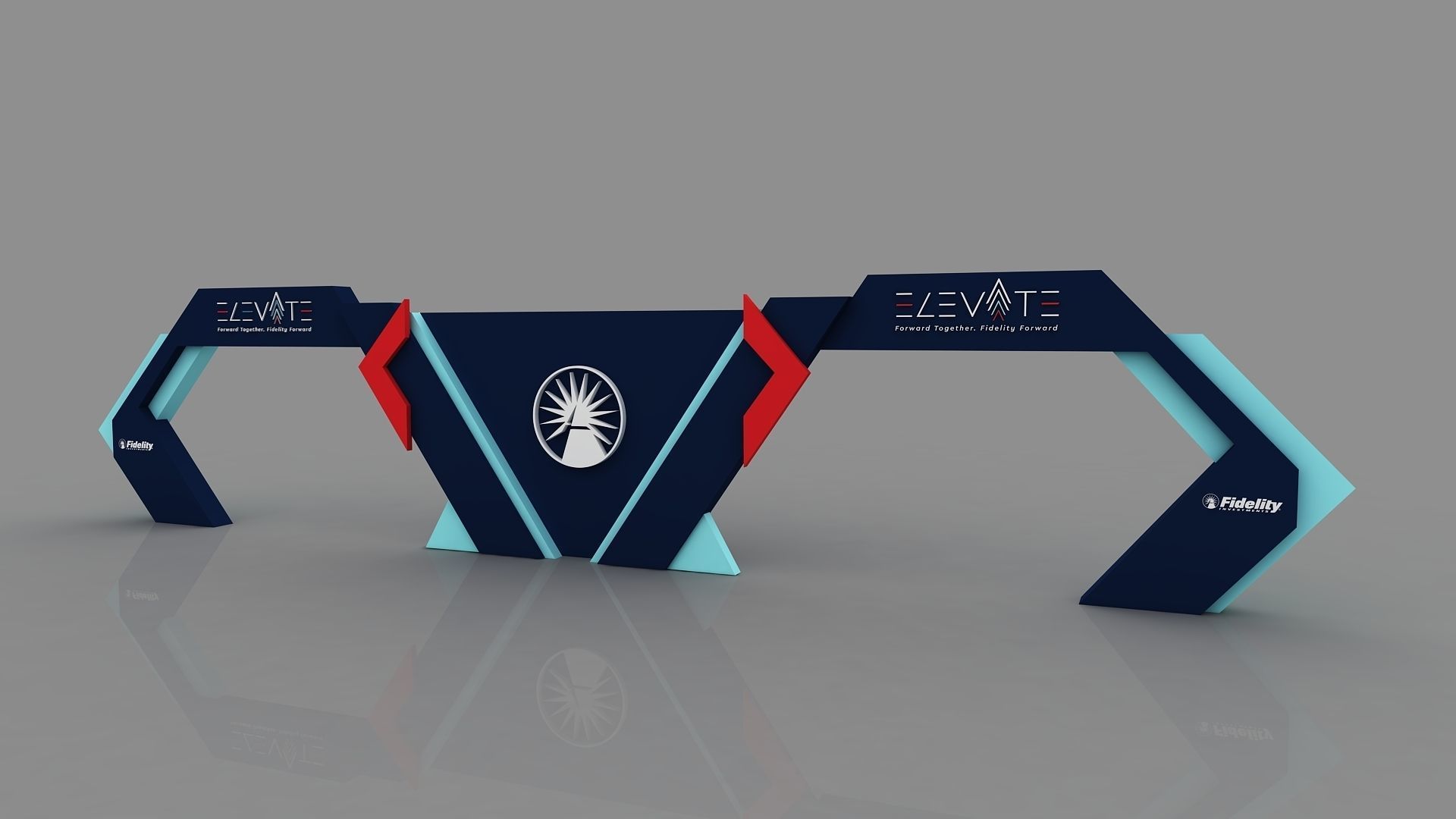 ENTRY ARCH GATE 3D model_6