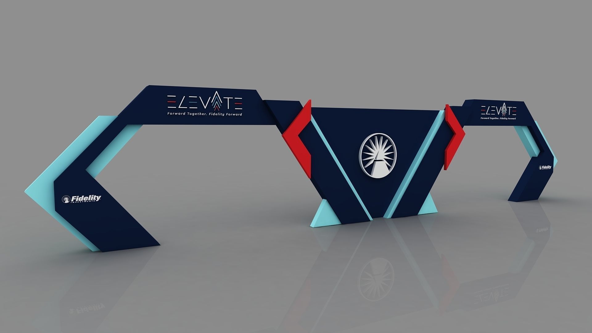 ENTRY ARCH GATE 3D model_4