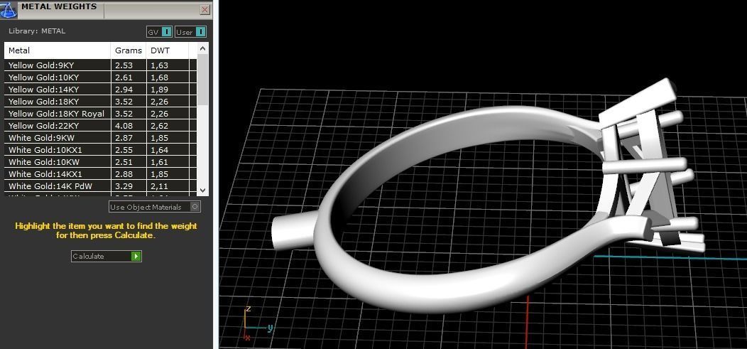 Ring N01850 3D print model_9