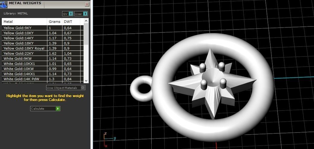 Pendant N01848 3D print model_7