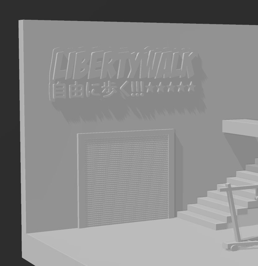 DREAM GARAGE DIORAMA 1  64   1  18   1  24    1  43 and more 3D print model_4