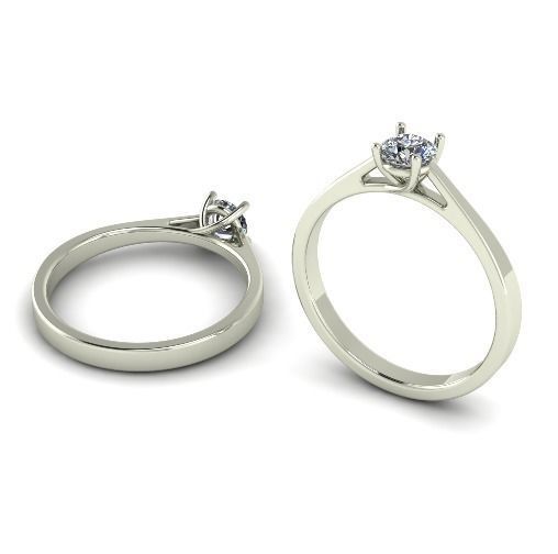 Soliter ring N01837 3D print model_1