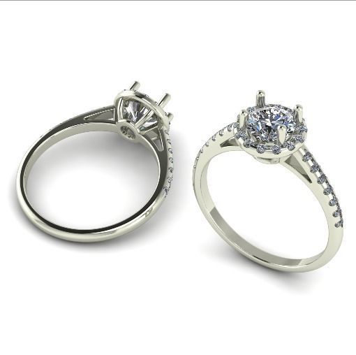 Soliter ring N01831 3D print model_1