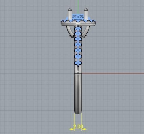 Soliter ring N01831 3D print model_6