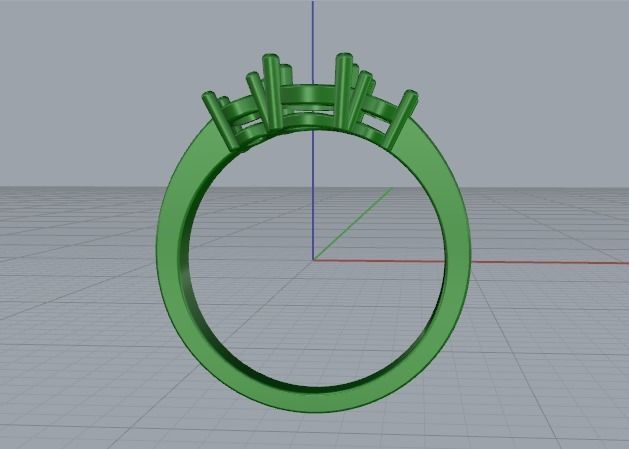 Ring N01830 3D print model_5