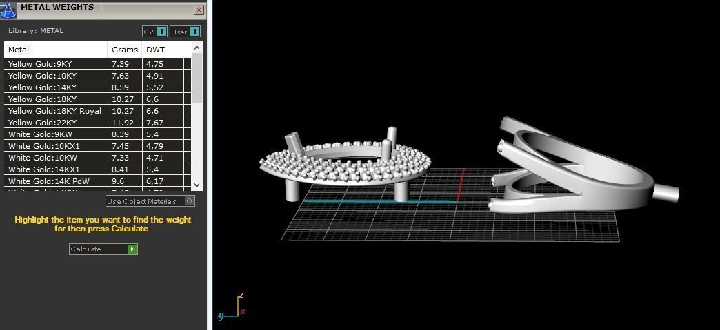 Ring N01824 3D print model_8