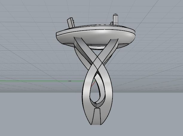 Ring N01819 3D print model_4