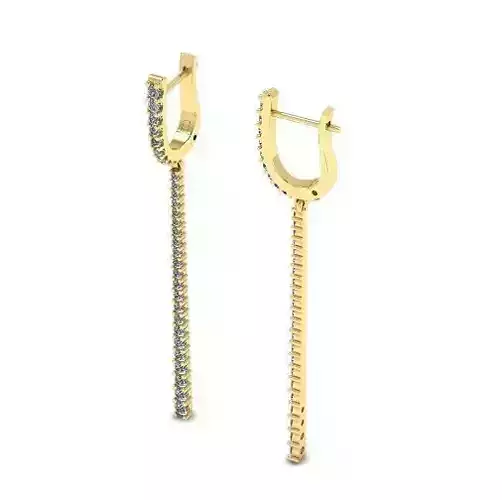 Long earrings N012164