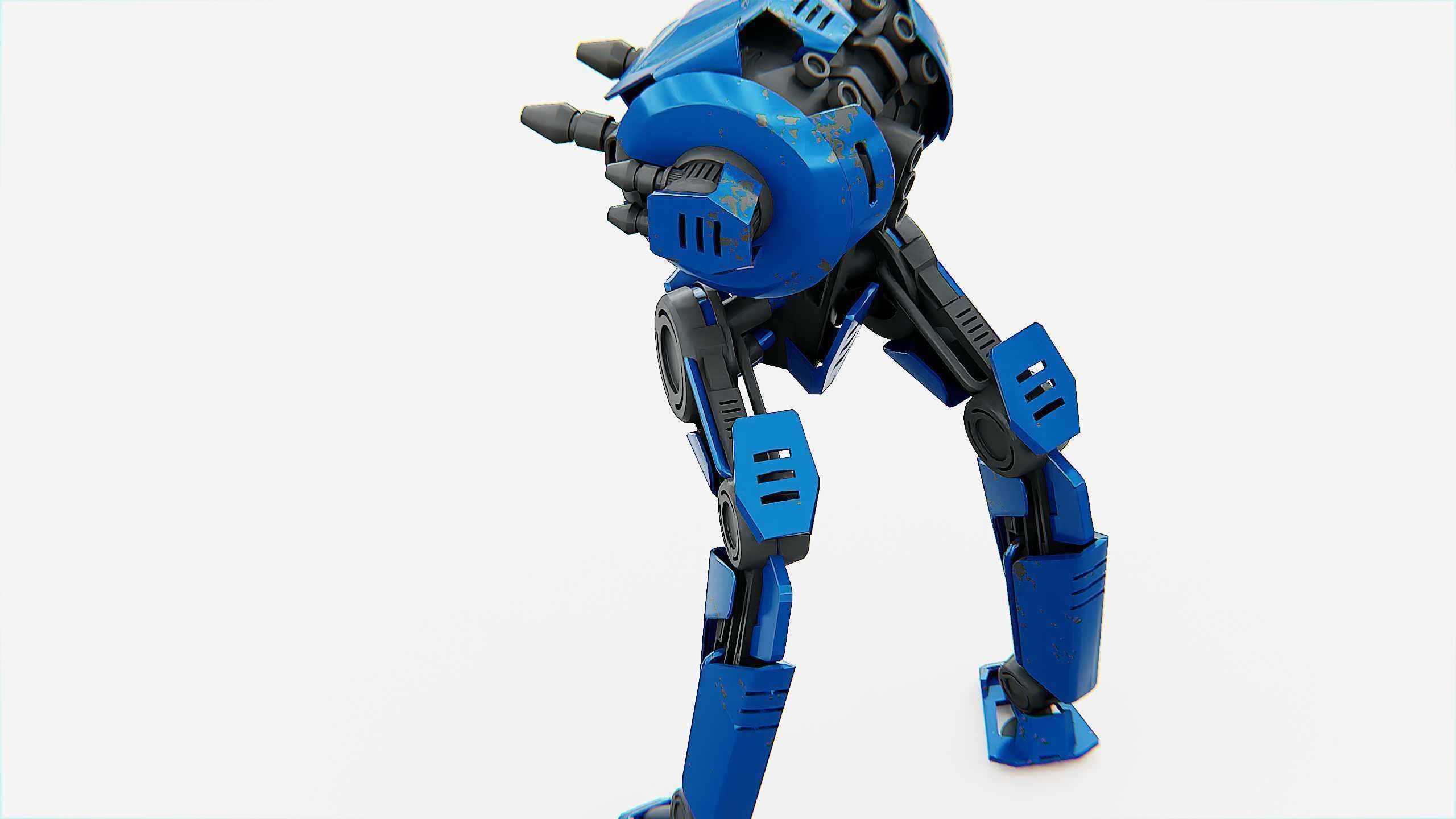 CYCLE WALKER DROID Rigged for Unreal Engine - Unity - MIXAMO  3D model_29