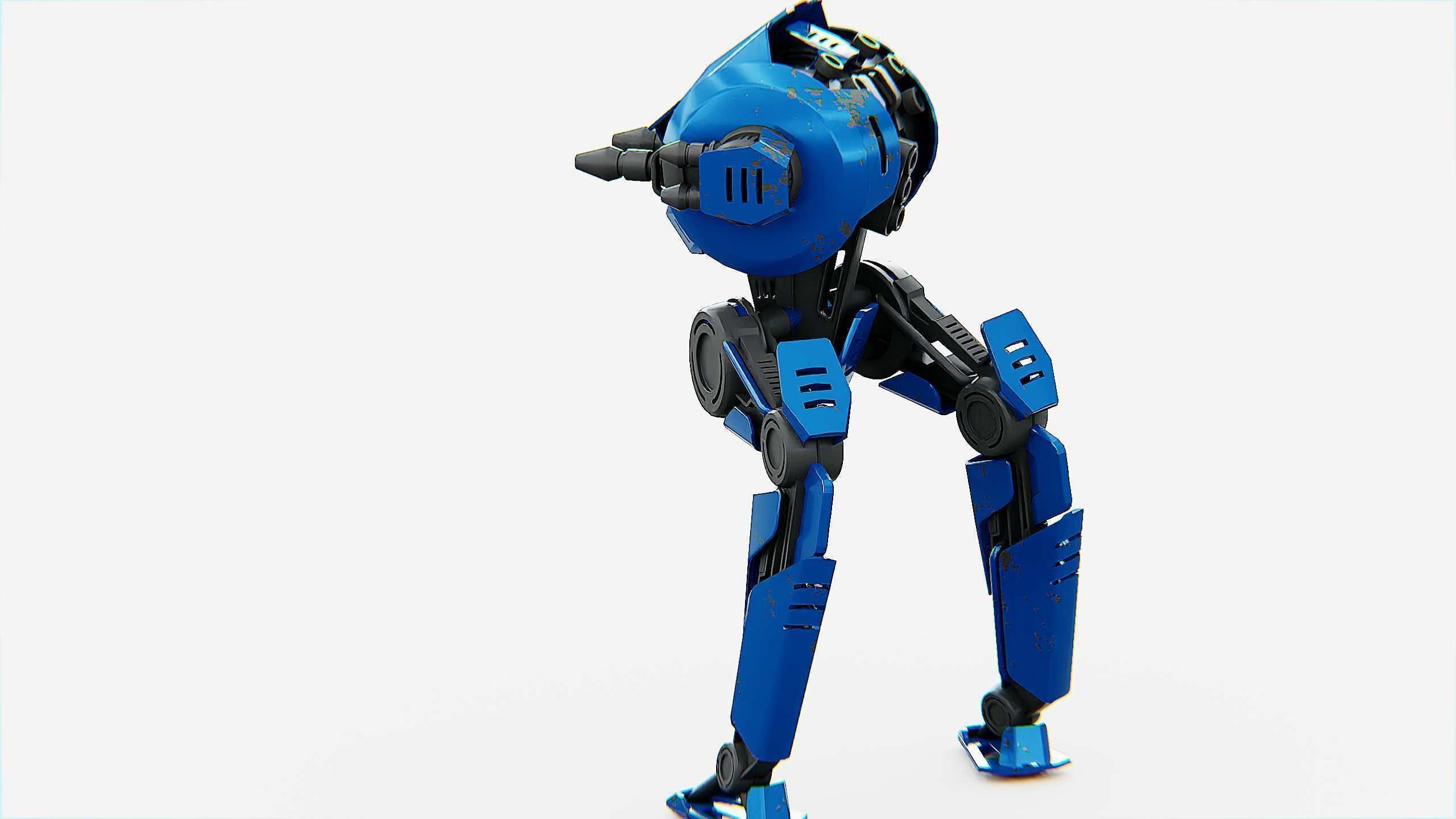 CYCLE WALKER DROID Rigged for Unreal Engine - Unity - MIXAMO  3D model_17