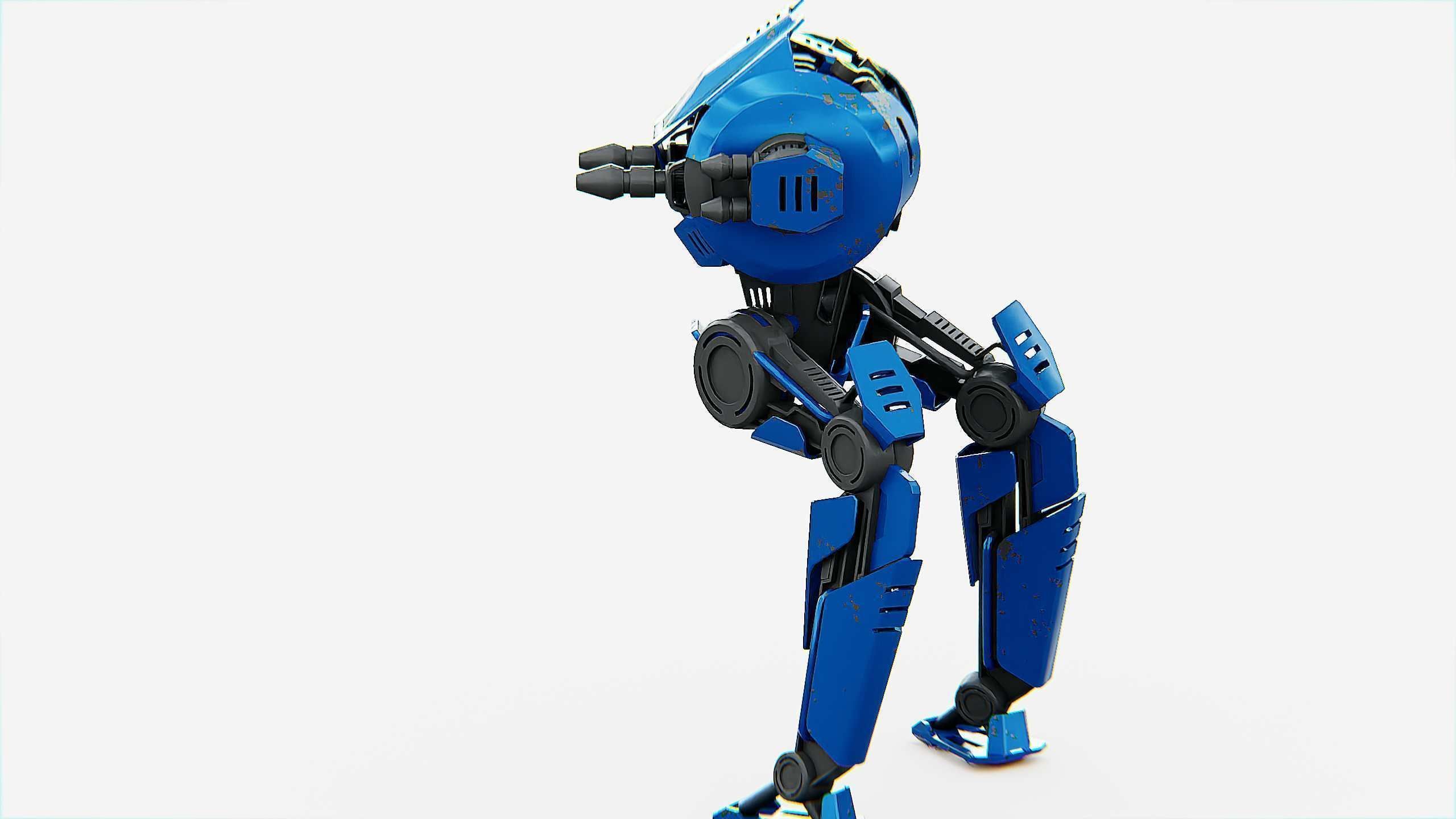 CYCLE WALKER DROID Rigged for Unreal Engine - Unity - MIXAMO  3D model_18