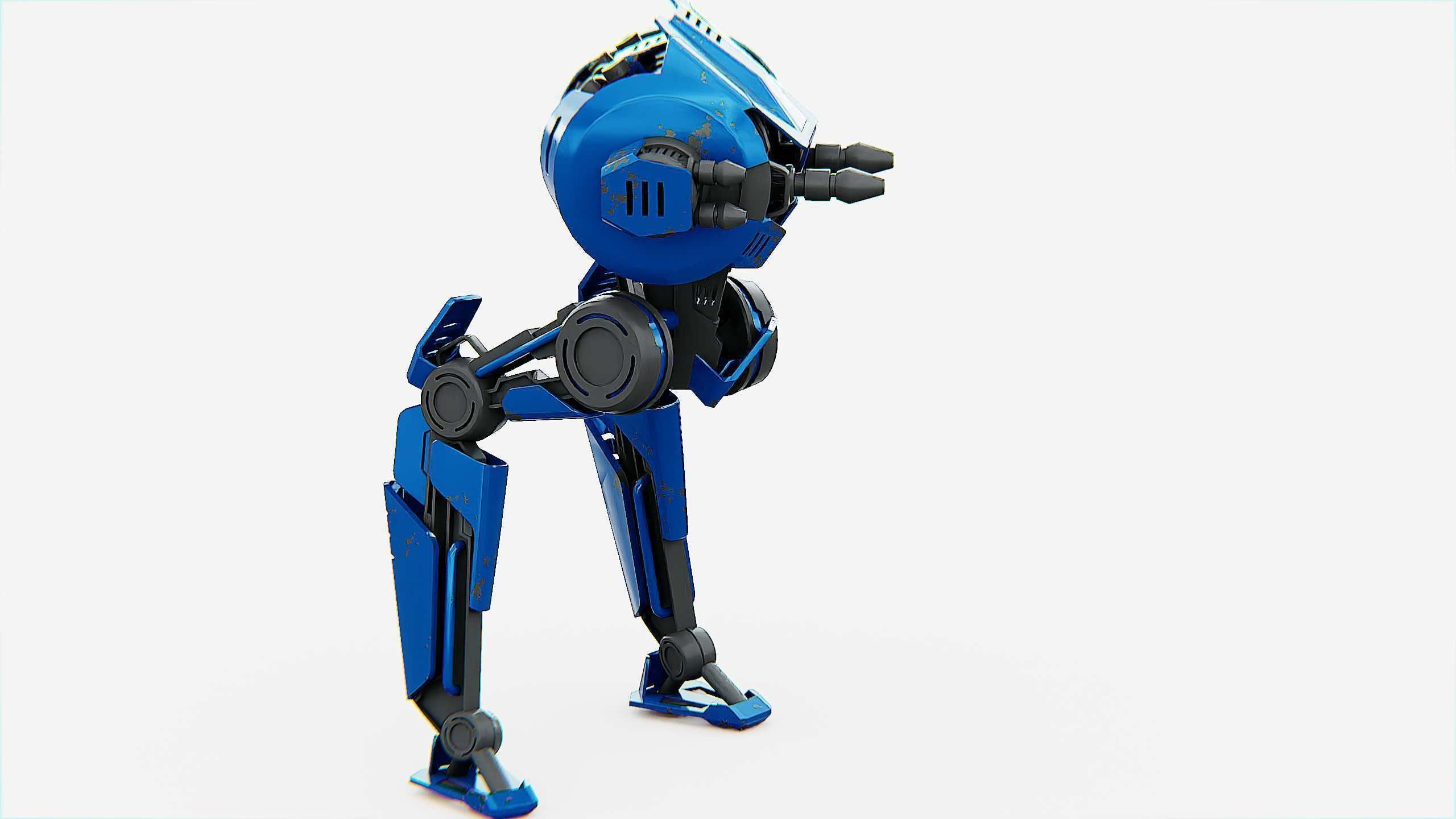 CYCLE WALKER DROID Rigged for Unreal Engine - Unity - MIXAMO  3D model_6