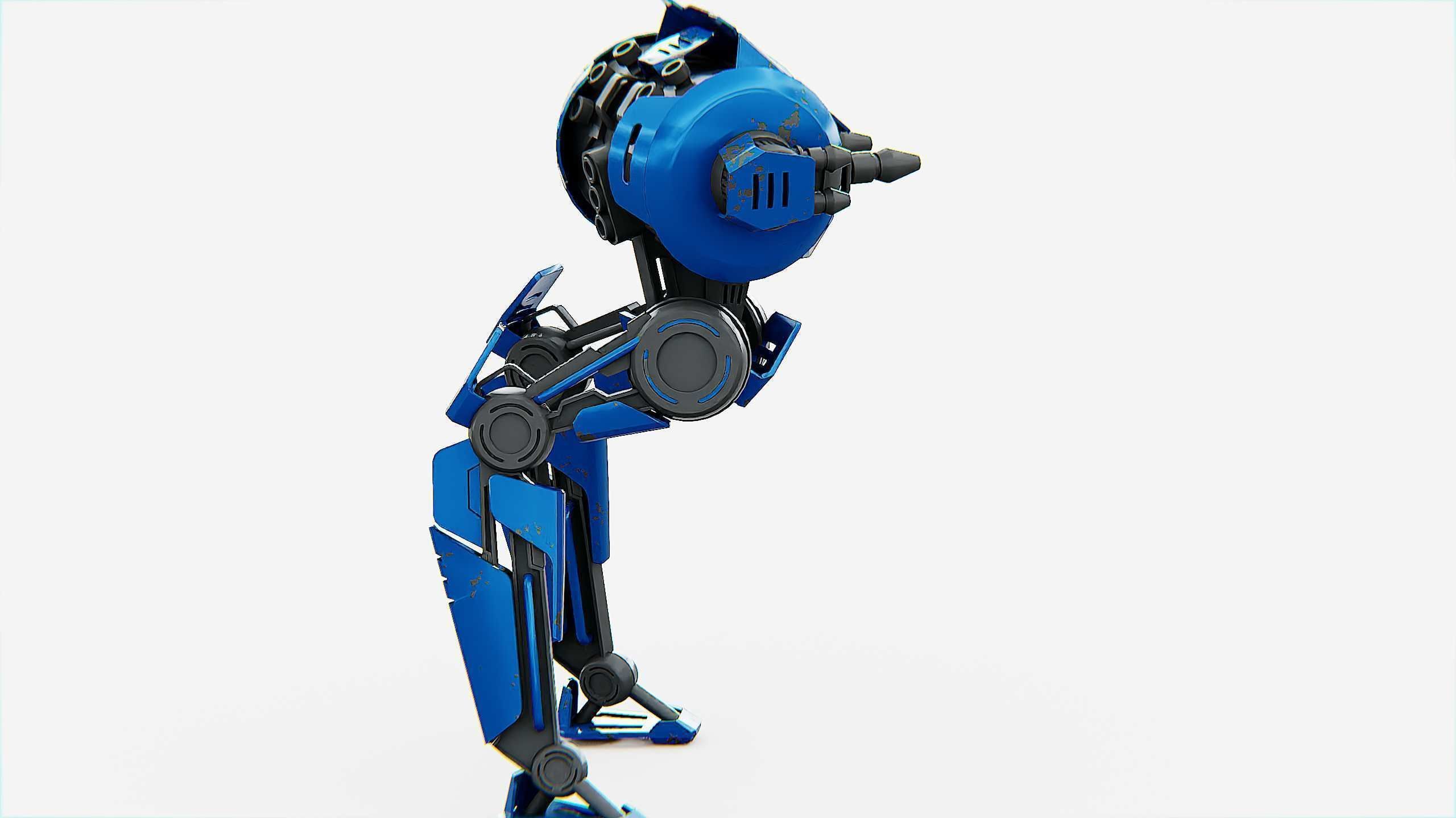 CYCLE WALKER DROID Rigged for Unreal Engine - Unity - MIXAMO  3D model_8