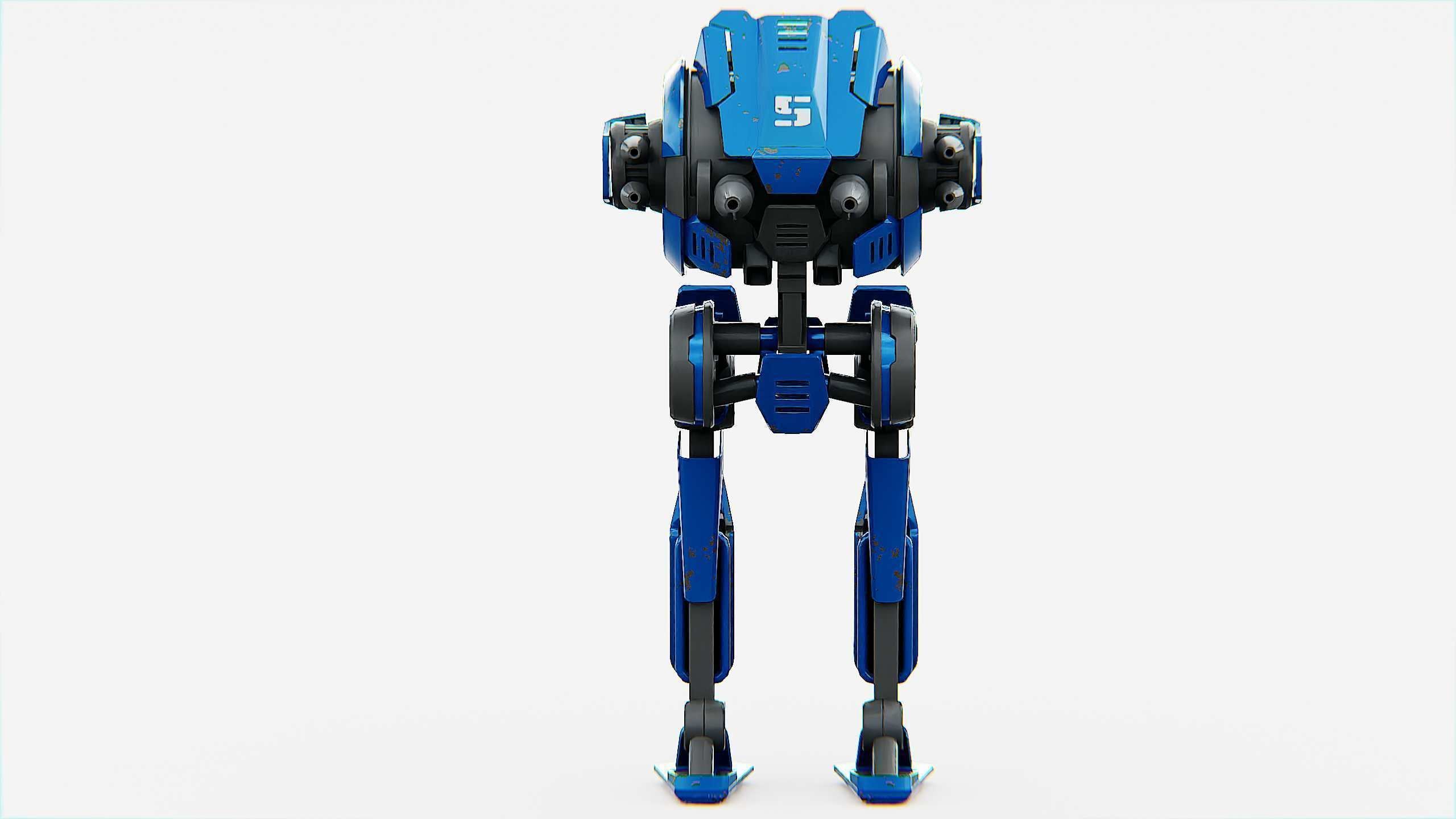 CYCLE WALKER DROID Rigged for Unreal Engine - Unity - MIXAMO  3D model_30