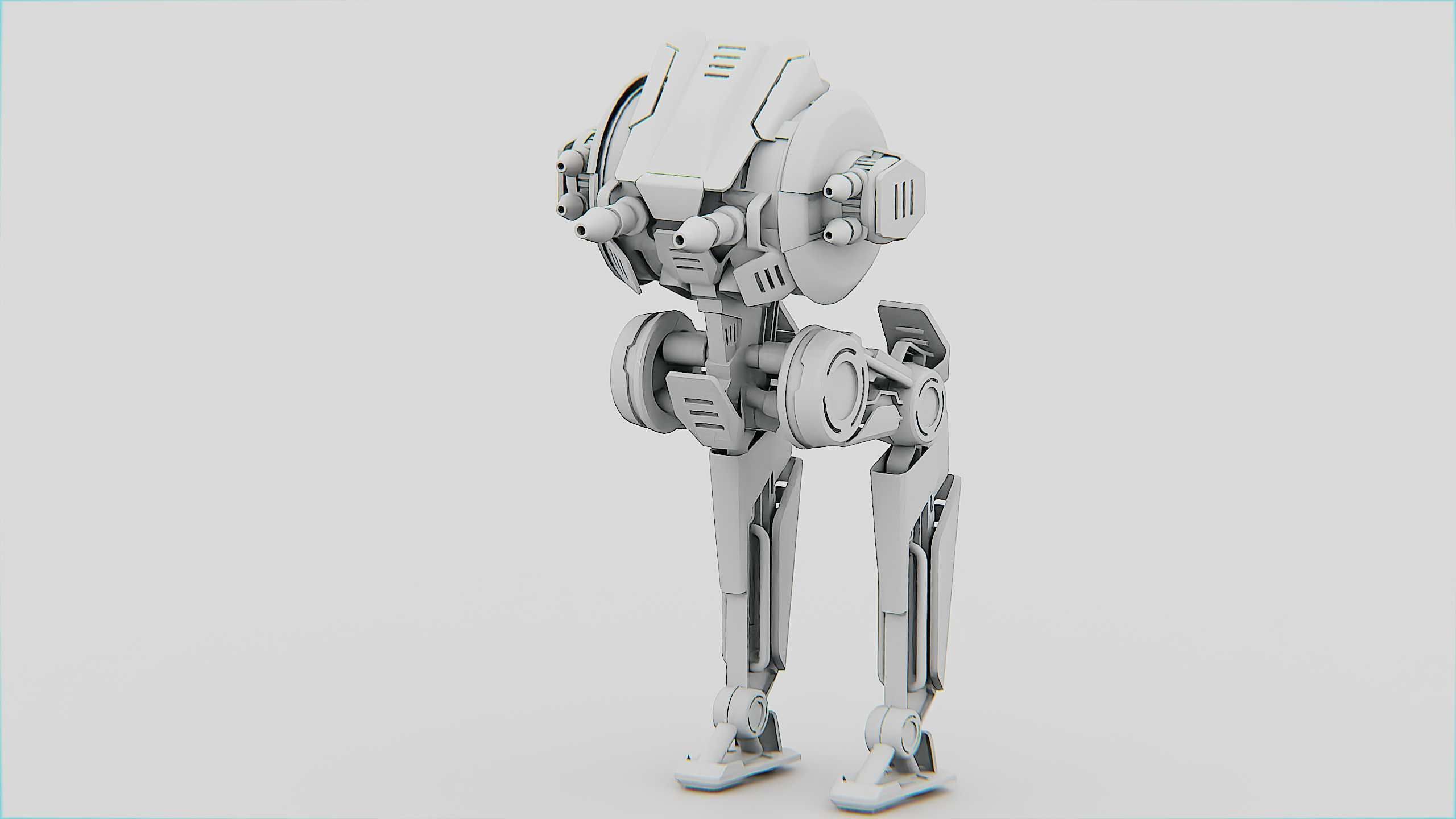 CYCLE WALKER DROID Rigged for Unreal Engine - Unity - MIXAMO  3D model_32