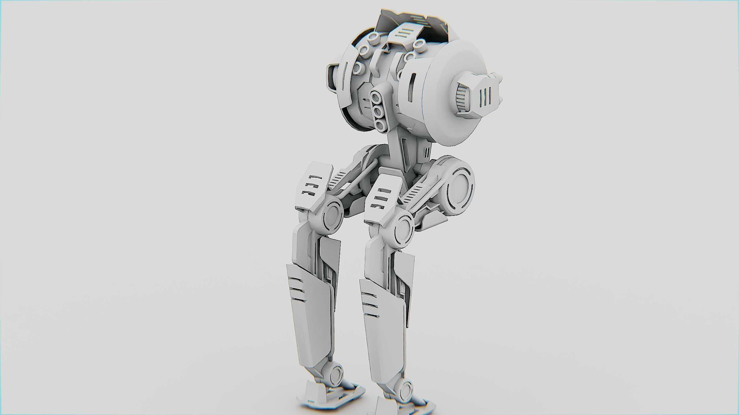 CYCLE WALKER DROID Rigged for Unreal Engine - Unity - MIXAMO  3D model_33