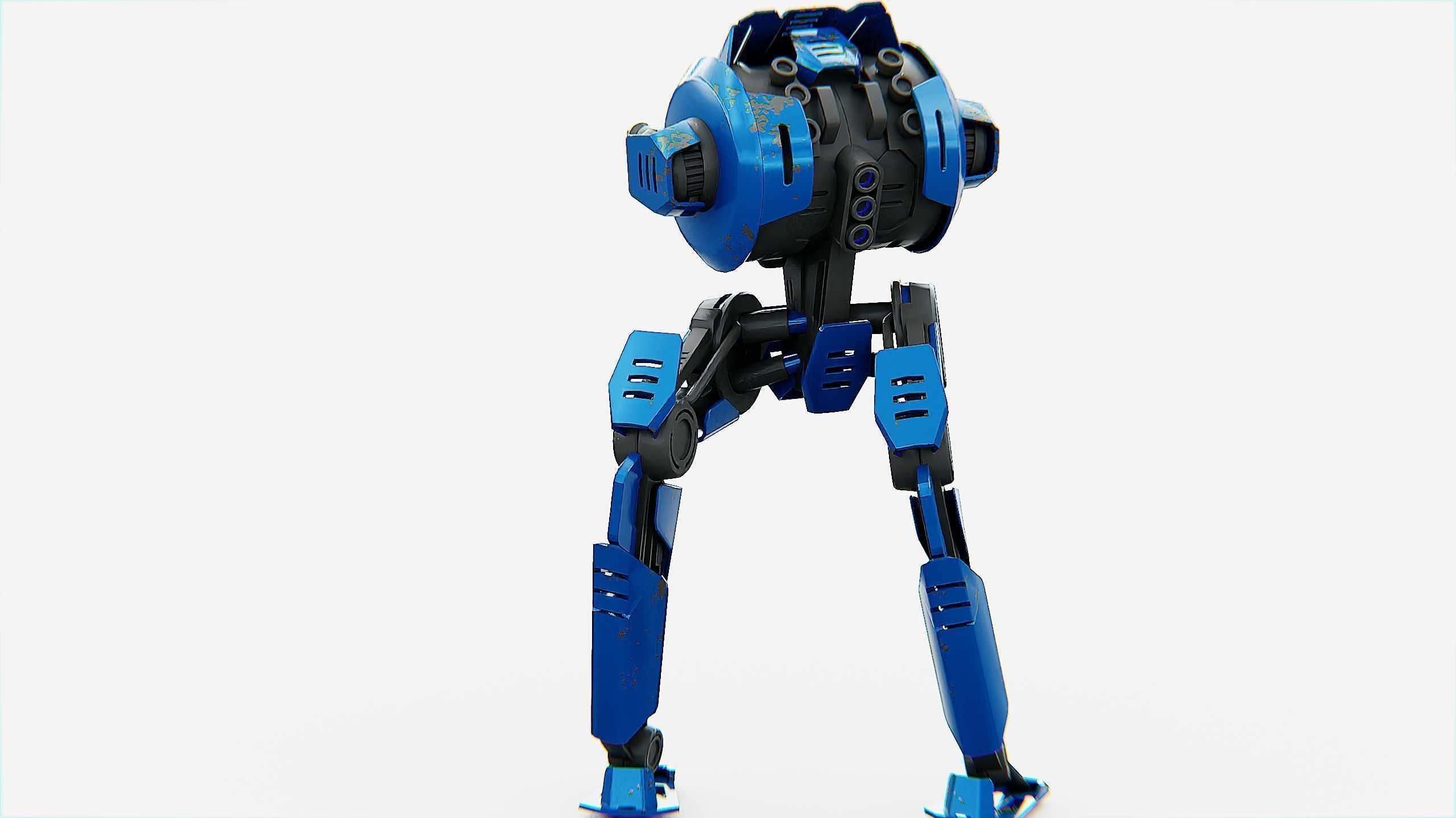CYCLE WALKER DROID Rigged for Unreal Engine - Unity - MIXAMO  3D model_14