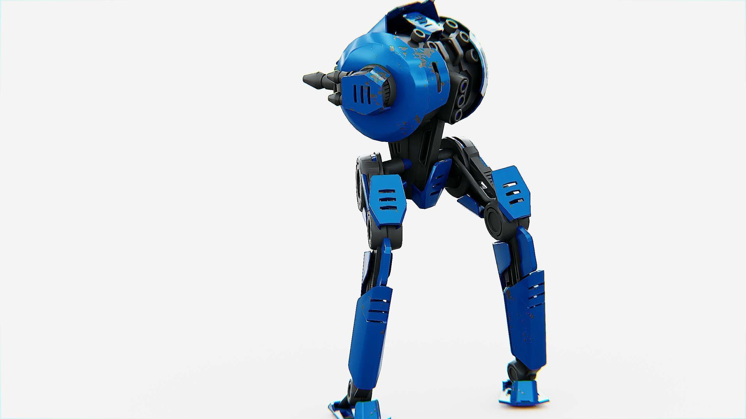 CYCLE WALKER DROID Rigged for Unreal Engine - Unity - MIXAMO  3D model_16