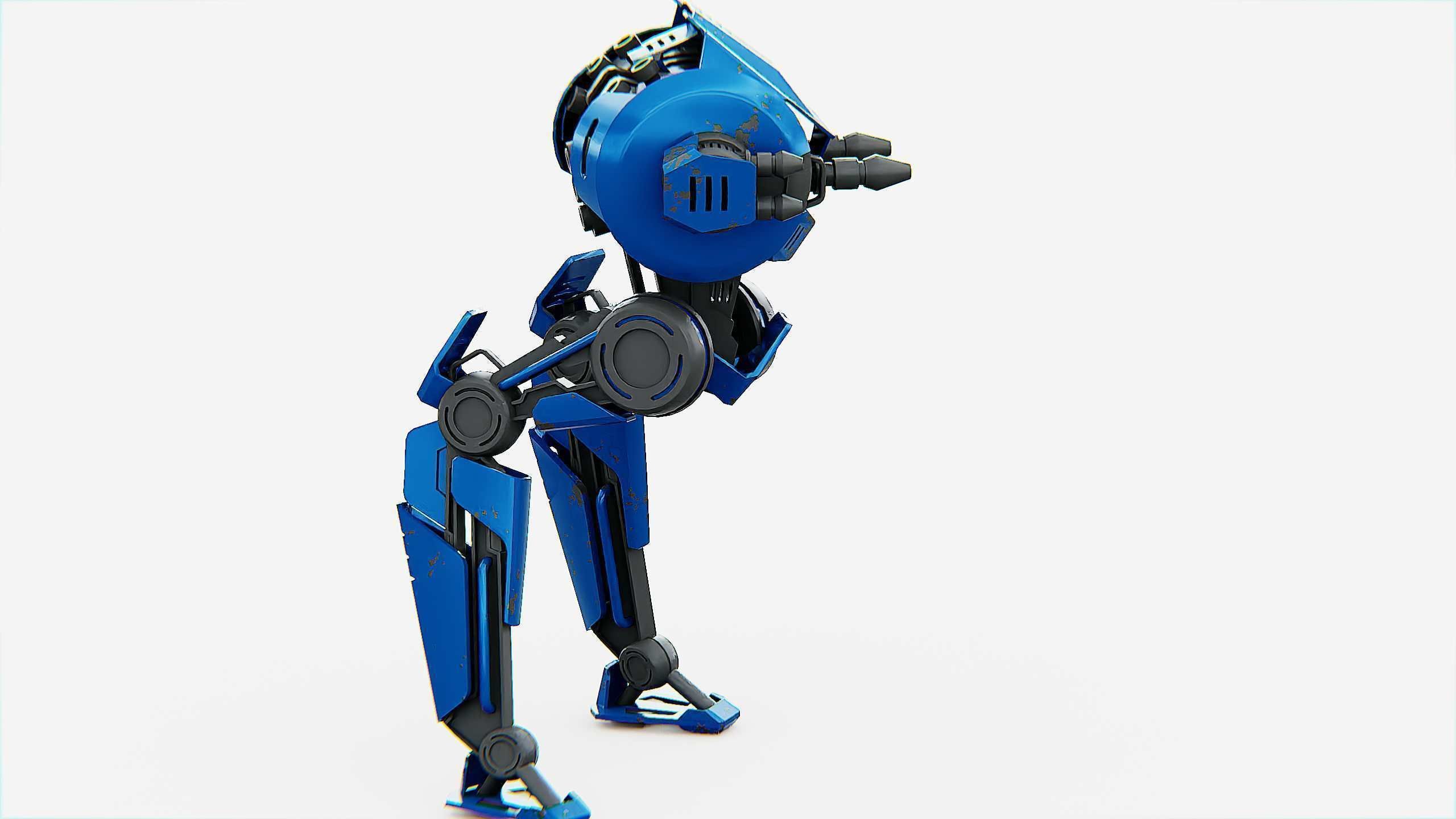 CYCLE WALKER DROID Rigged for Unreal Engine - Unity - MIXAMO  3D model_7