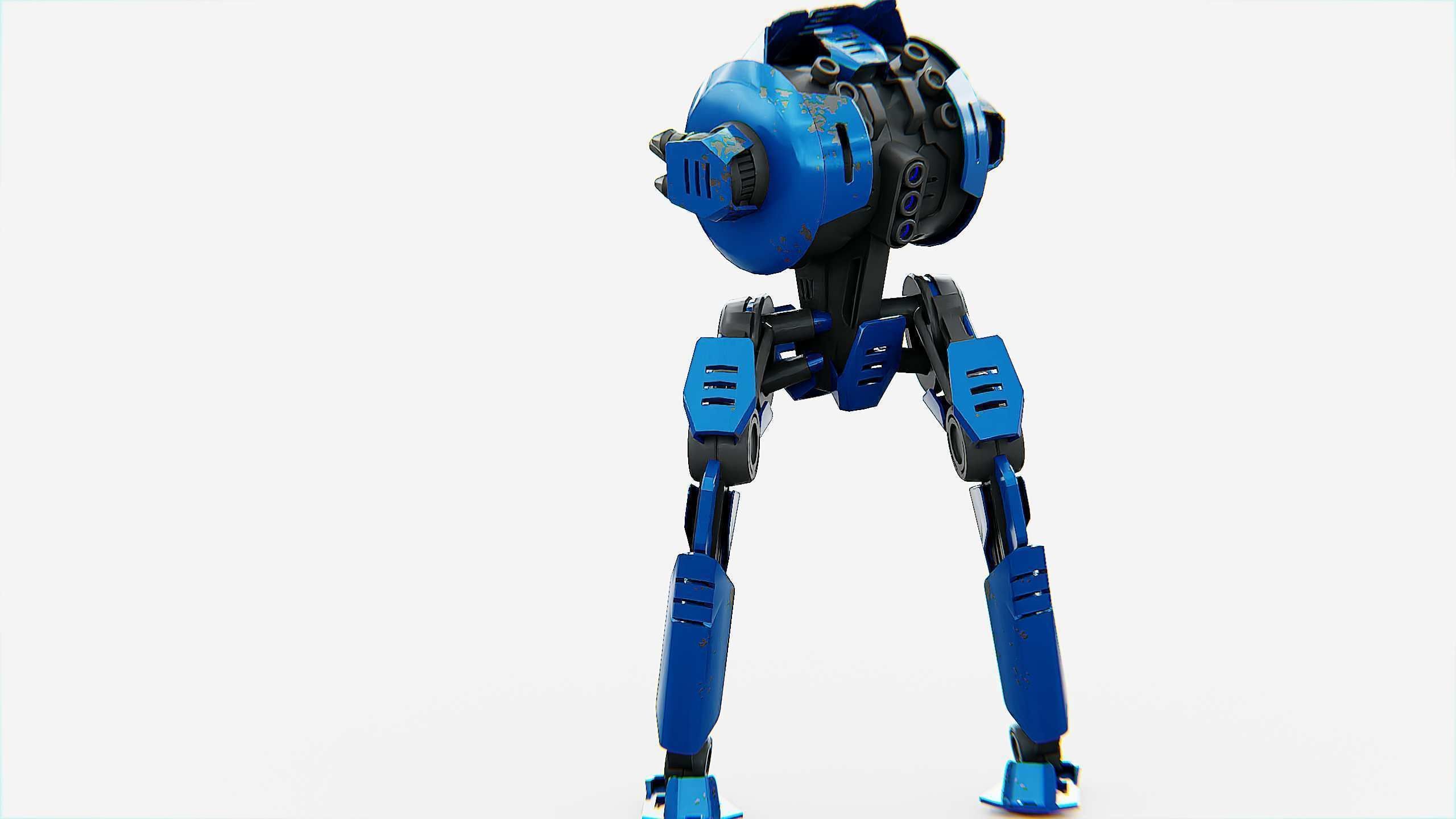 CYCLE WALKER DROID Rigged for Unreal Engine - Unity - MIXAMO  3D model_15