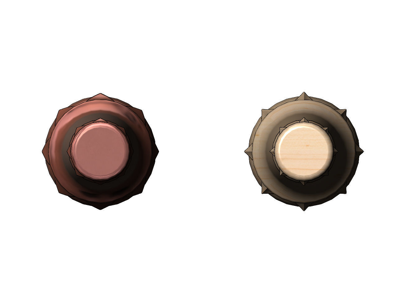 Carved lotus bead ornament capital column relief 3D print model_10