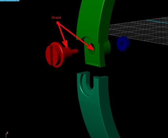 bracelet size18 N012131 3D print model_10