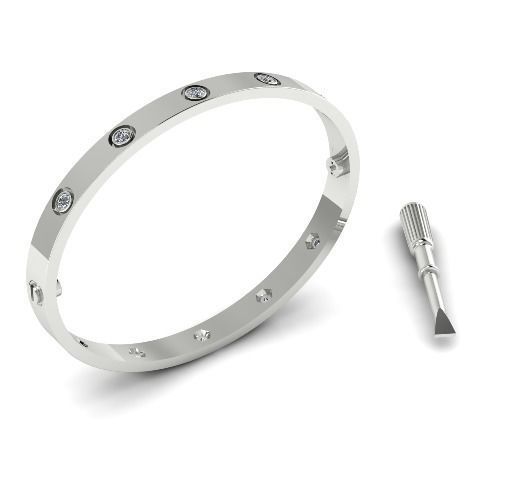 bracelet size18 N012131 3D print model_1