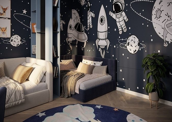 the room for childrens  3D model