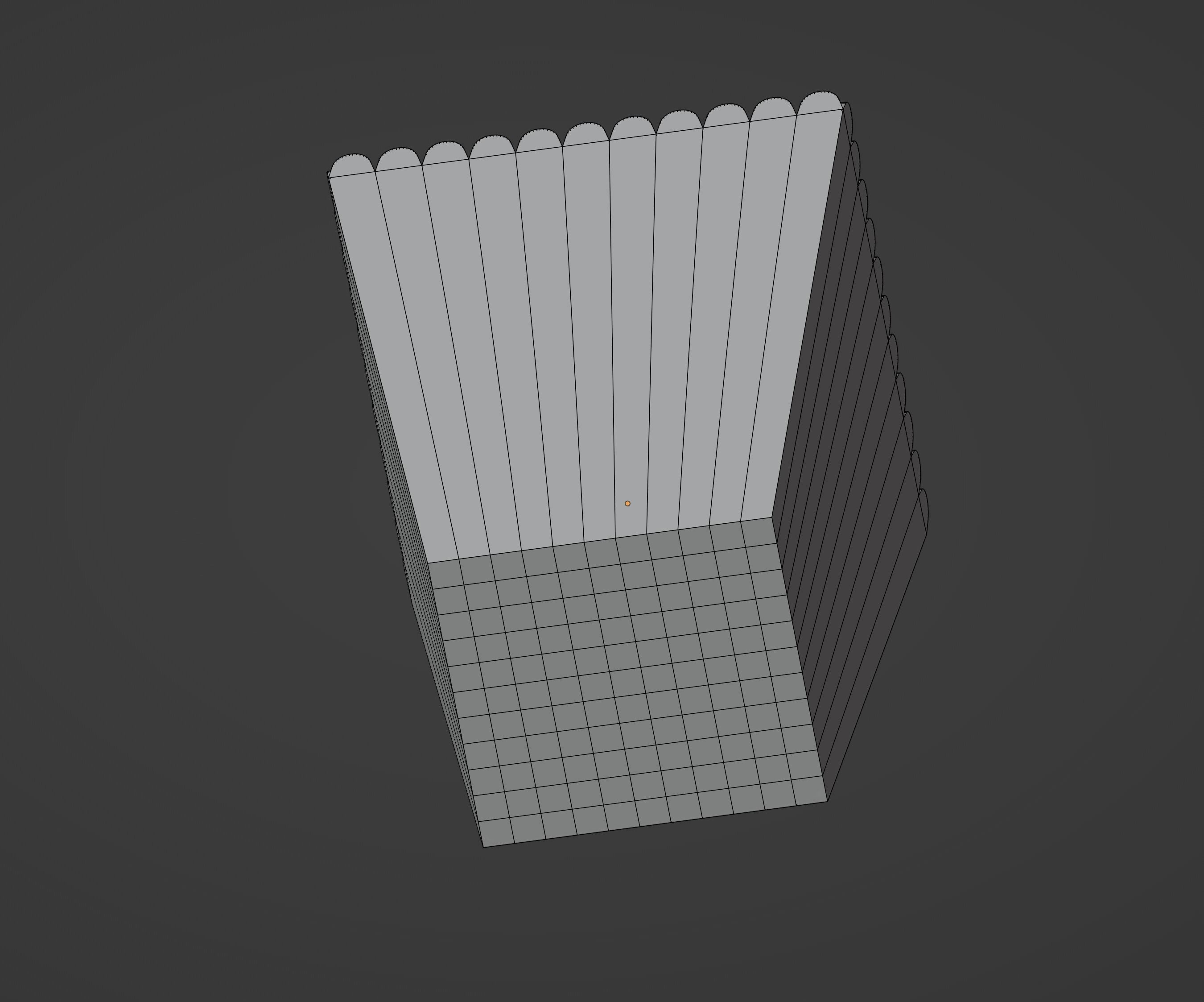 Square Popcorn Bag 3D model_15