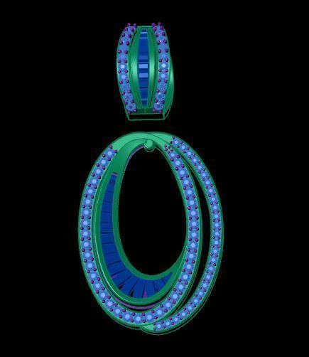 Pendants 3D print model_3