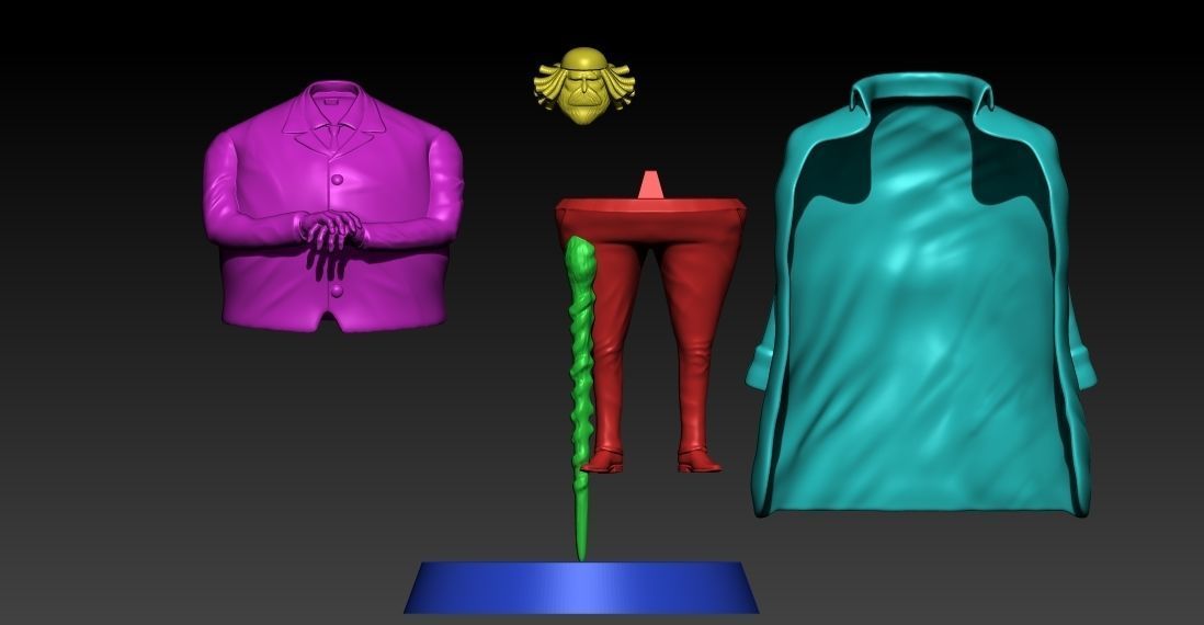 SATURN - FIVE ELDERS - ONE PIECE - 3d print 3D print model_2