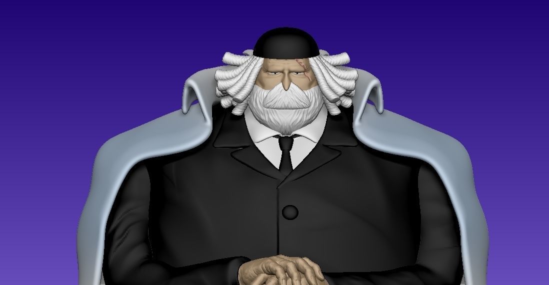 SATURN - FIVE ELDERS - ONE PIECE - 3d print 3D print model_3