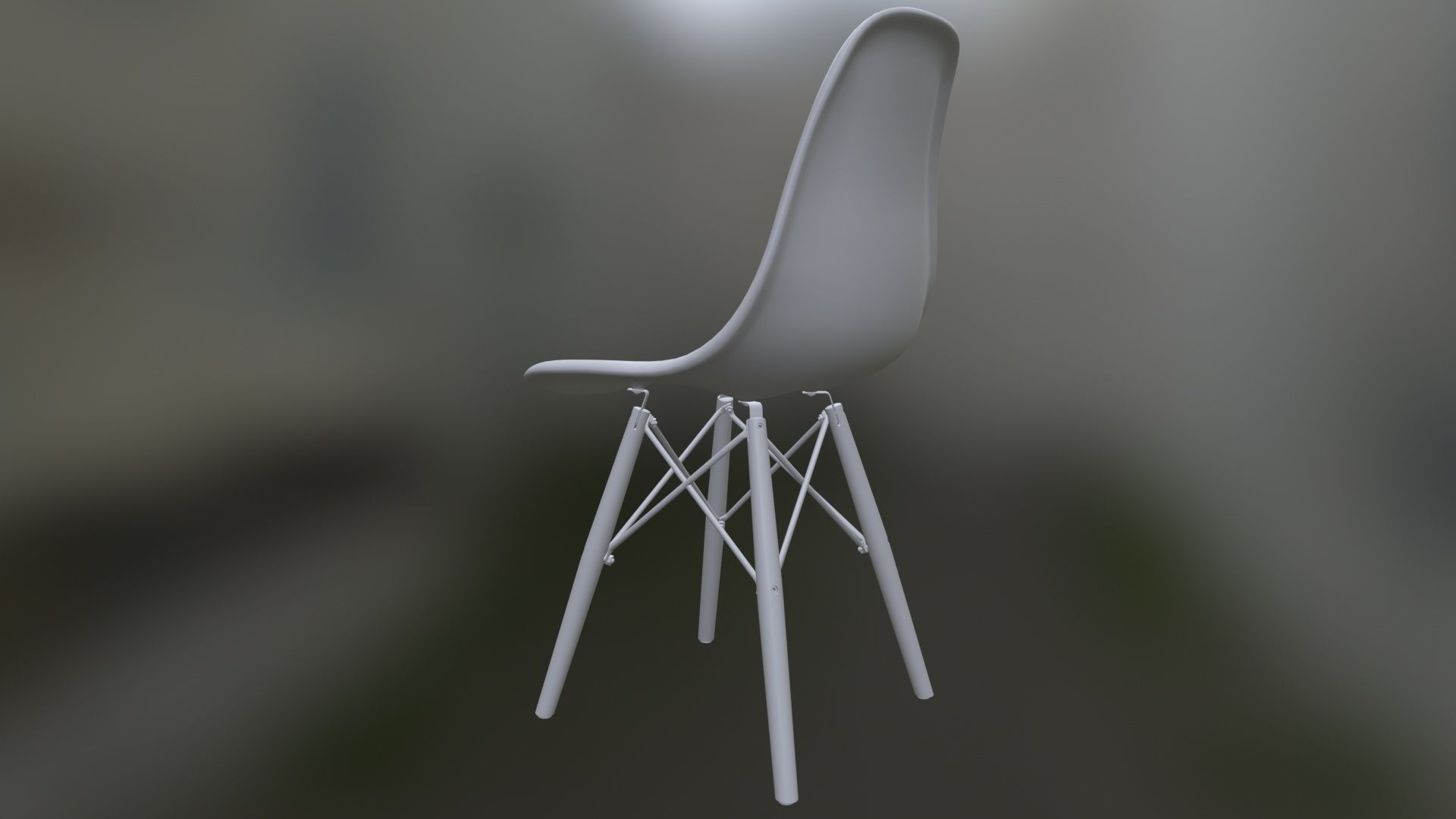 Chair FBX 3D model_4