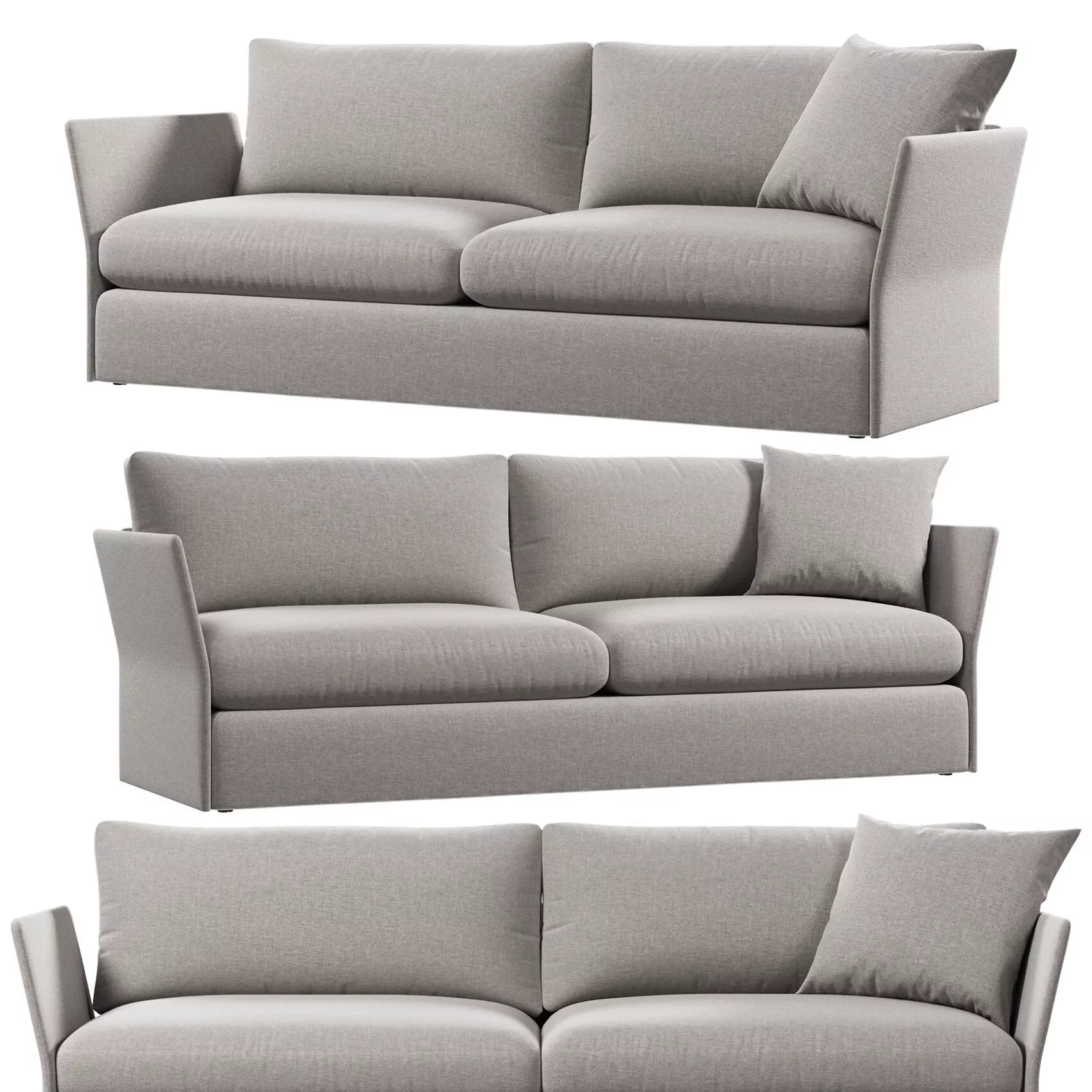 Sofa District Outline 3D model