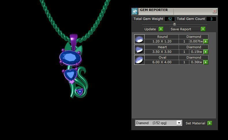 Onyx Kitten Pendant 3D print model_4