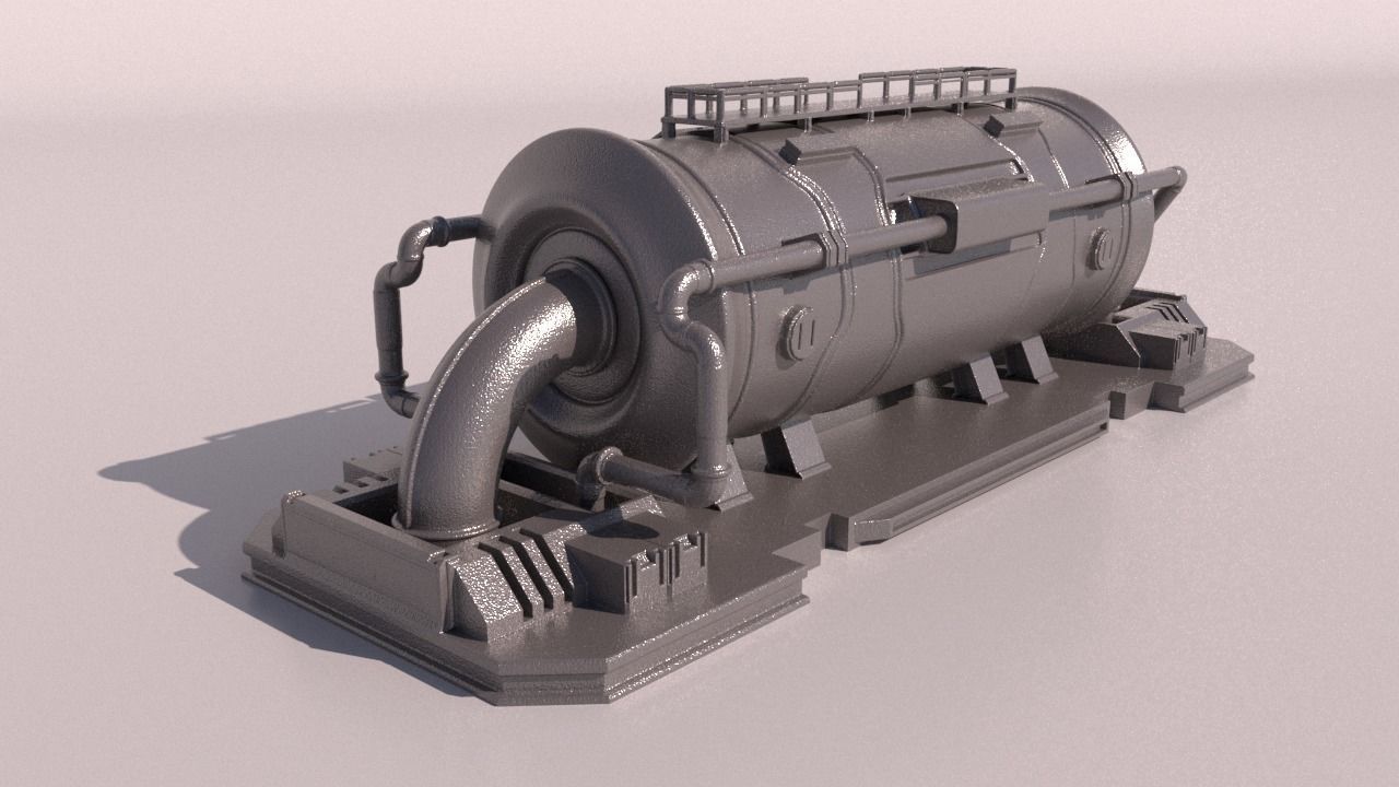 OilTank for 3Dprint 3D print model_3