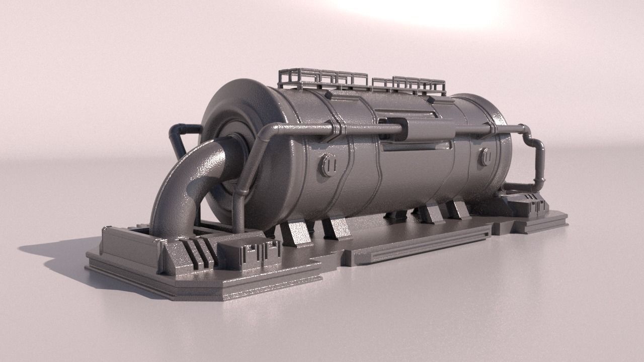 OilTank for 3Dprint 3D print model_1