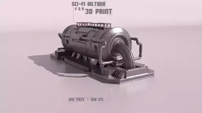 OilTank for 3Dprint 3D print model