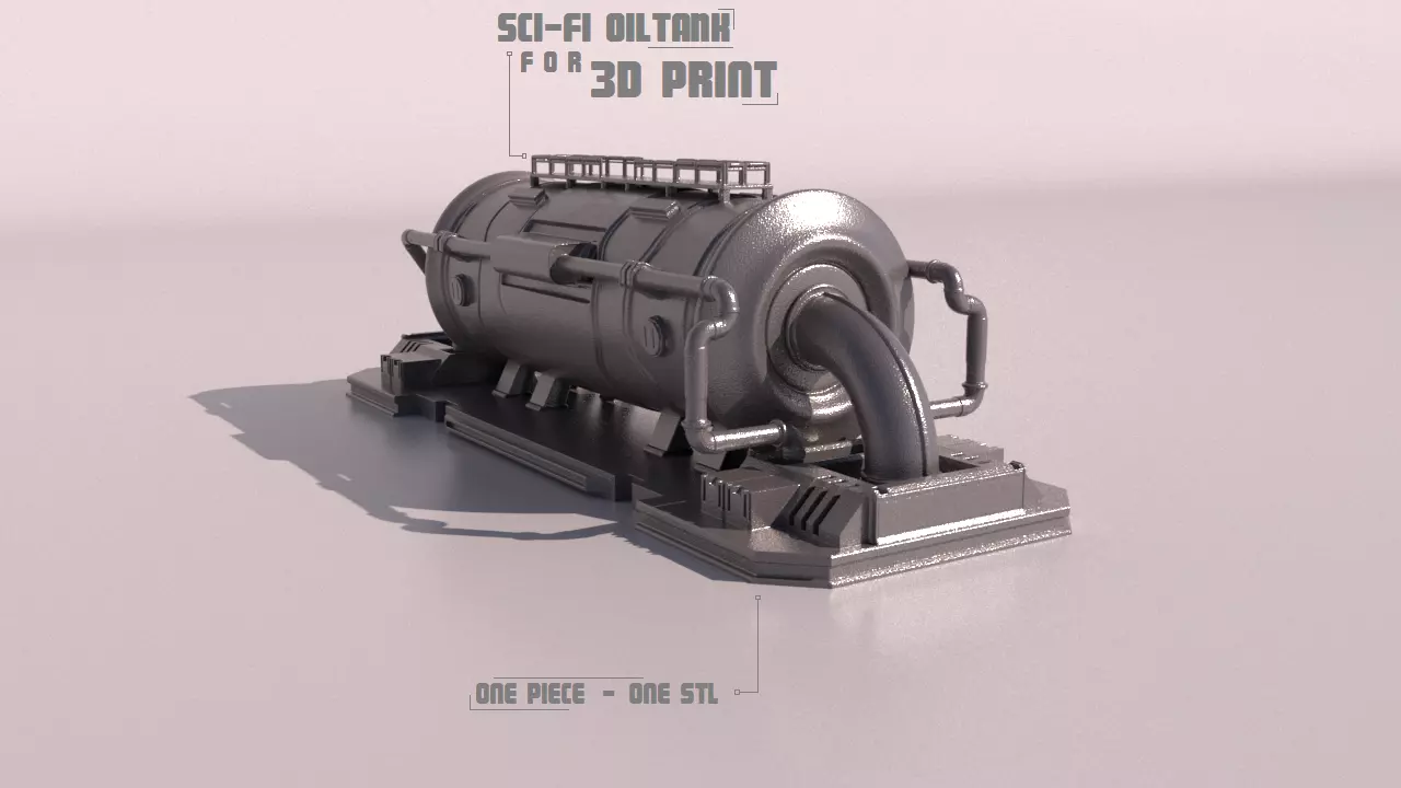 OilTank for 3Dprint 3D print model_0