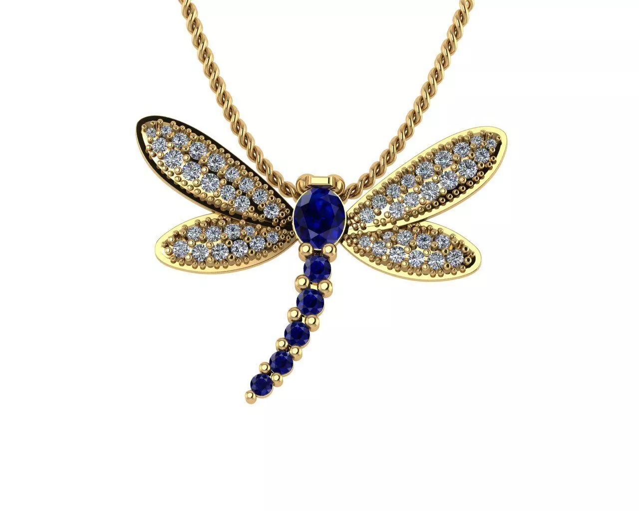 Dragonfly Pendants 3D print model
