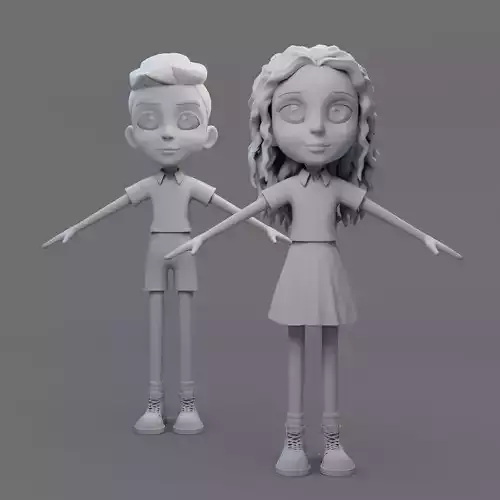 Kids  3D model