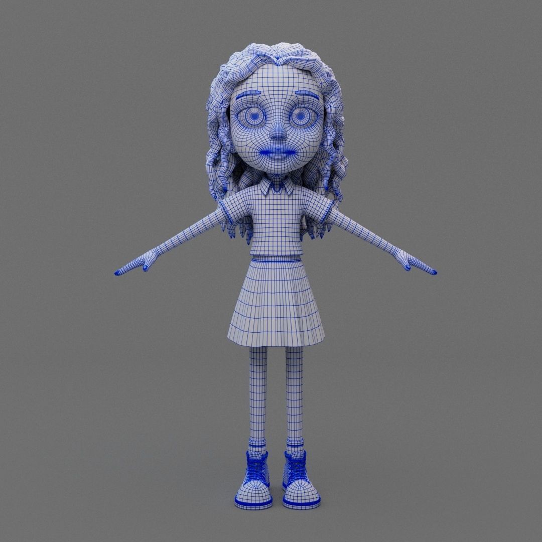 Kids  3D model_4