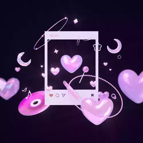 Instagram Assets in Y2K Style