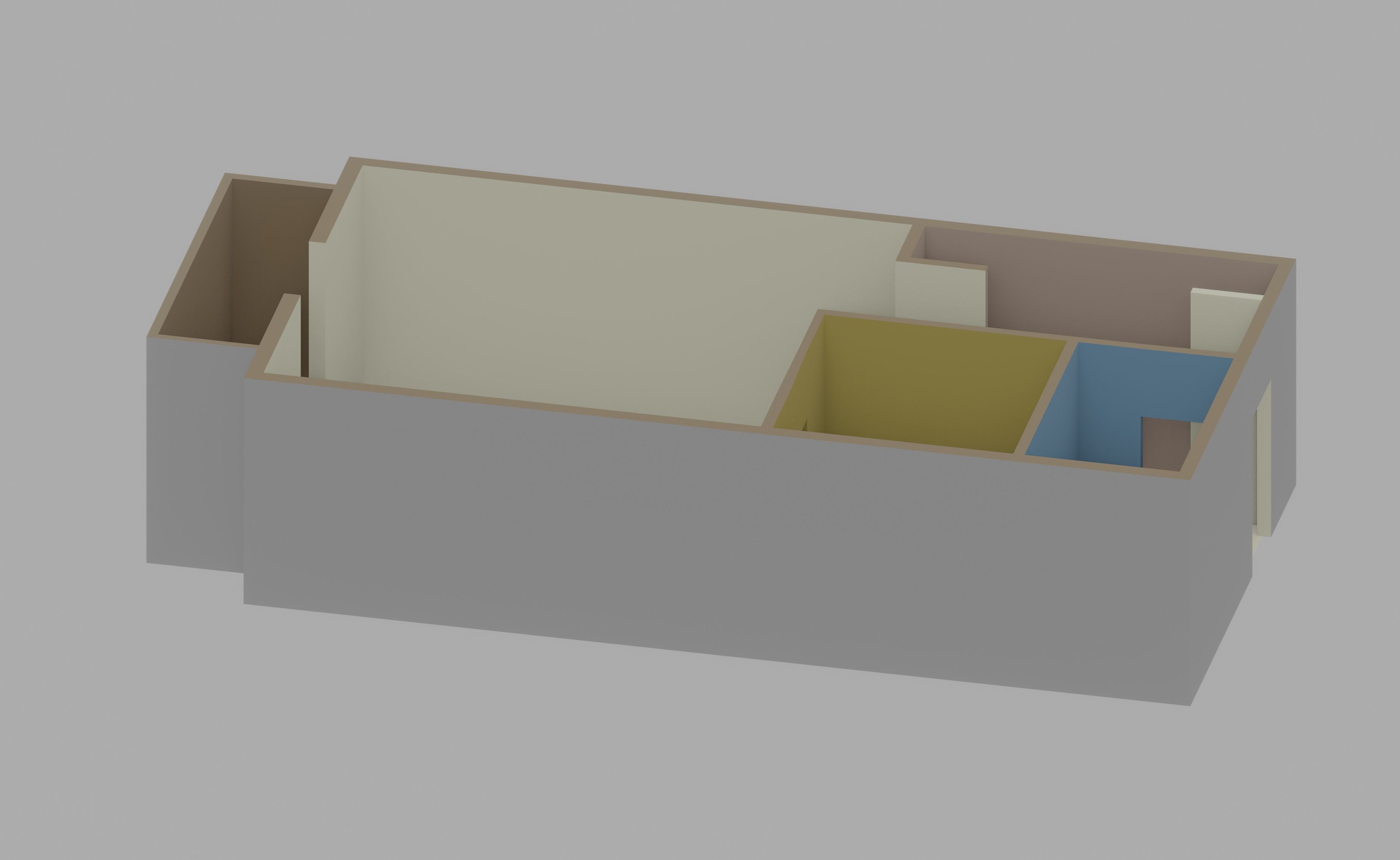 Apartment Floor Plan Low-poly 3D model_5
