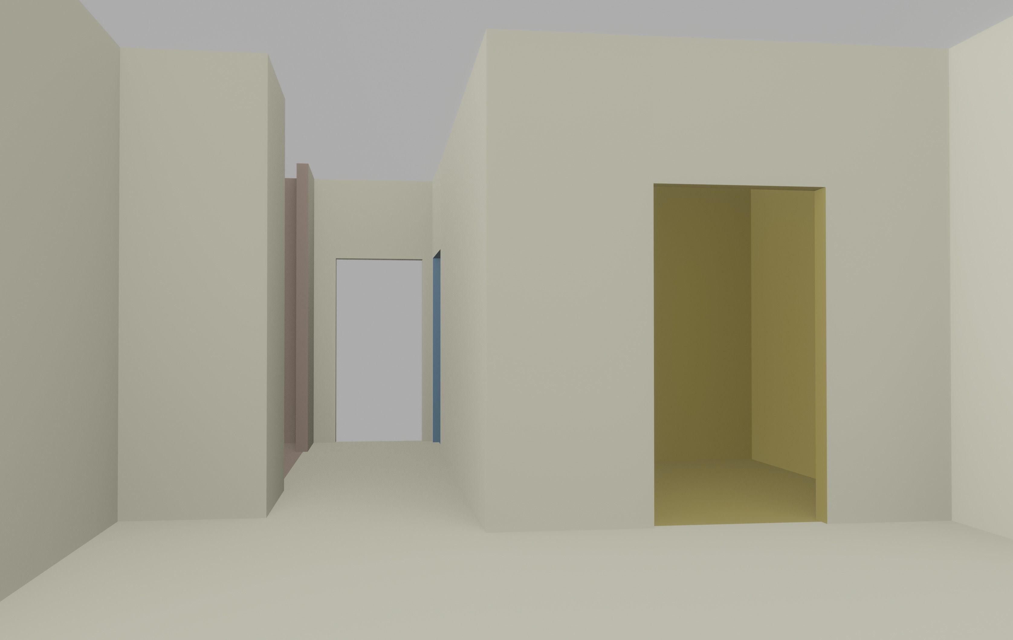 Apartment Floor Plan Low-poly 3D model_10