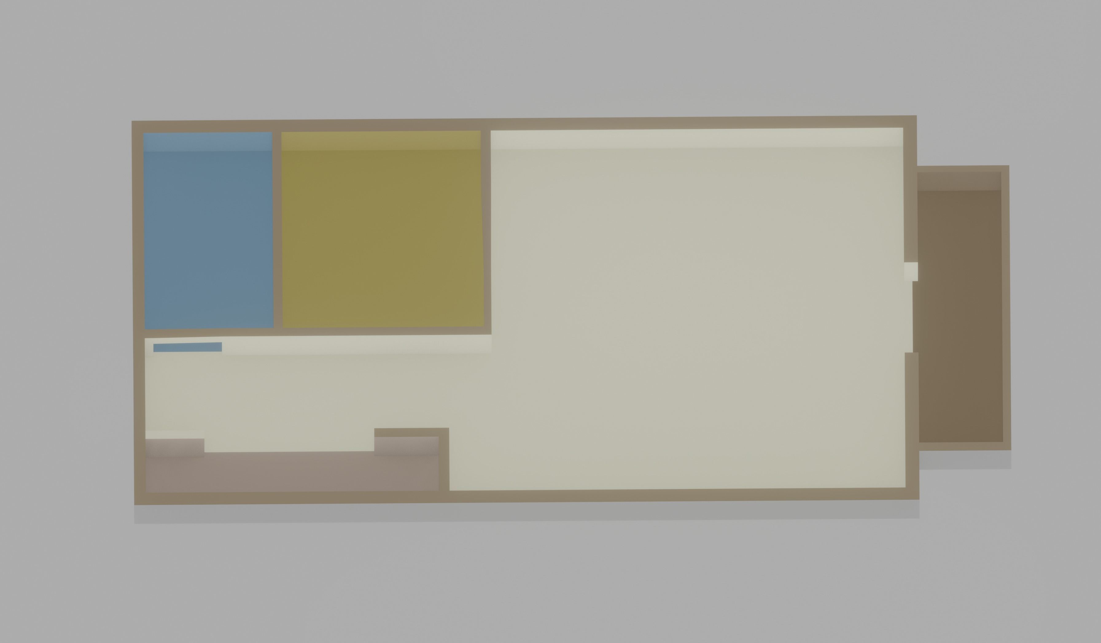 Apartment Floor Plan Low-poly 3D model_8