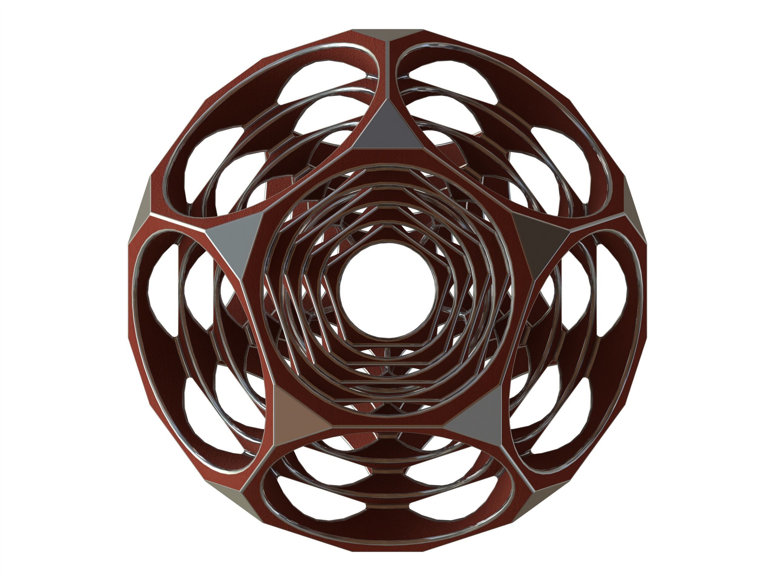 Truncated Turners Dodecahedron 3D print model_1