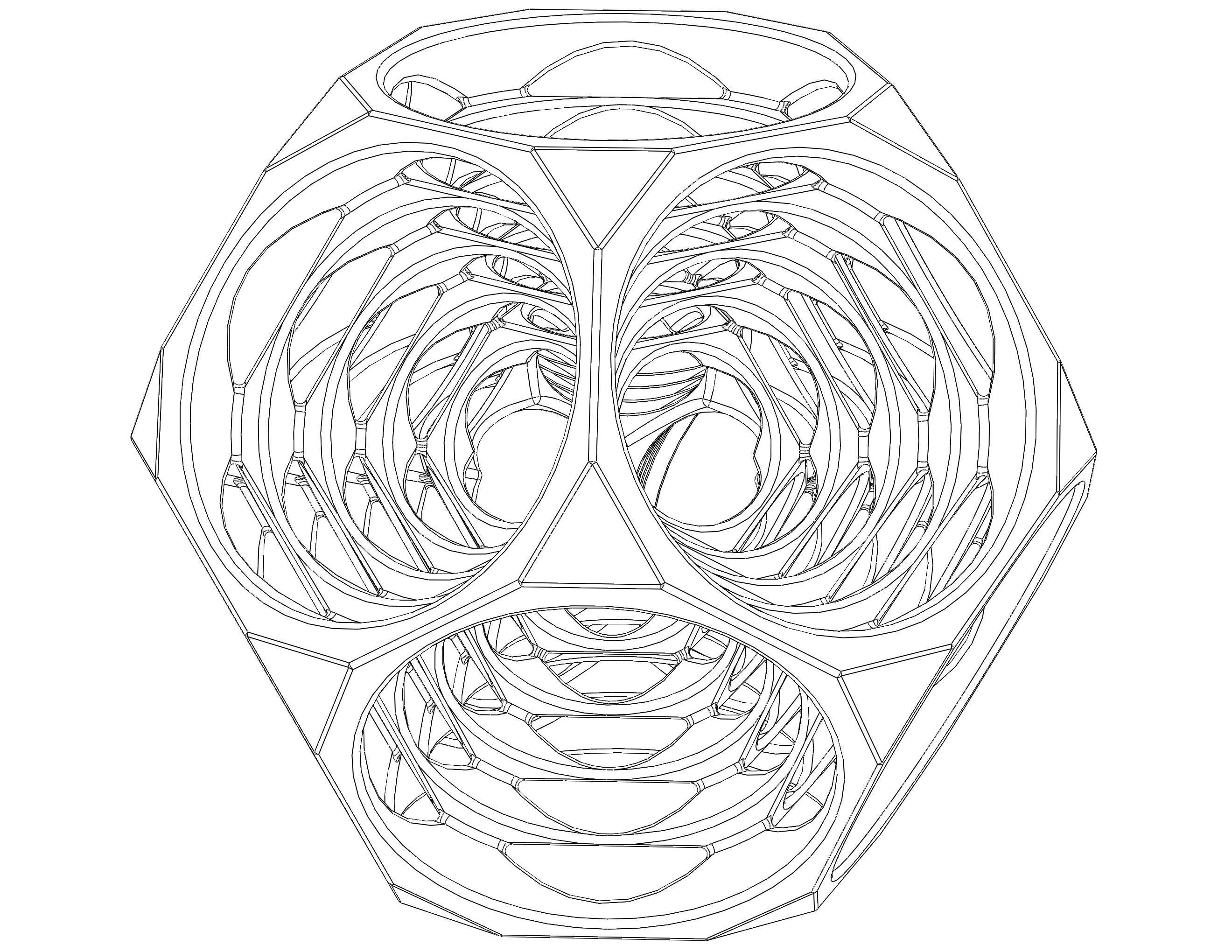 Truncated Turners Dodecahedron 3D print model_2